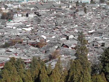 Urban sprawl – a view of old Lijian city in China. Photo: UN-HABITAT