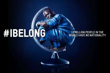 © UNHCR One of the striking "I Belong" campaign images created by United Colors of Benetton. | Source: UNHCR