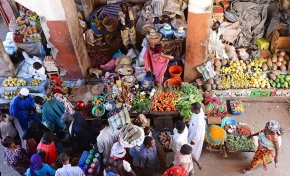 2 billion people–around 1/3 of the developing world population–suffer from vitamin or mineral (micronutrient) deficiencies. | Source: FAO