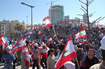 *Image: Protests in Beirut | Author: Shakeeb Al-Jabri | Wikimedia Commons