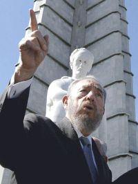 Fidel Castro, Monumento a José Martí, Habana, Cuba | Photo: Agência Brasil, a public Brazilian news agency | Wikimedia Commons