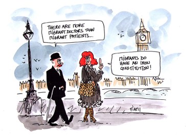 Migrant doctors make a difference! Do you know that migrants often help fill the gap where there is a need for more skilled health workers? Many migrant women and men, especially those in irregular situations, however, do not have access to health services, often because of fear of xenophobia or legal barriers. © OHCHR/ILO