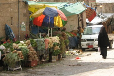 Street scene in Sana’a, capital of Yemen. Photo: UNDP Yemen