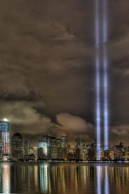 ****Image: From Flickr: "A view of the World Trade Center 9-11-11 Tribute In Light from Jersey, City, NJ | Author: KimCarpenter NJ | Wikimedia Commons