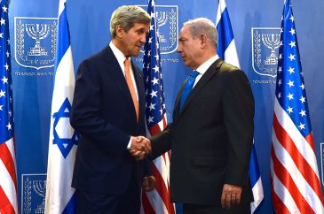 **Photo: U.S. Secretary of State John Kerry and Netanyahu, Jerusalem, 23 July 2014 | Author: U.S. Department of State | Source: https://www.flickr.com/photos/statephotos/14723426751 | Wikimedia Commons