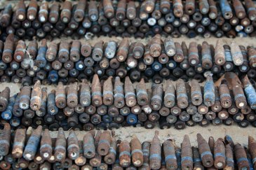 Weapons collected in Libya to prevent arms proliferation. Photo: Giovanni Diffidenti | Source: UN