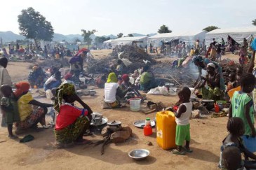 Nigerian refugees at the Minawao camp in Cameroon's Far North region. Fresh fighting has forced thousands to flee to the region. Photo: UNHCR/D. Mbaiorem