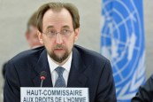 High Commissioner for Human Rights Zeid Ra’ad Al Hussein addresses a special session of the Human Rights Council on Boko Haram. UN Photo /Jean-Marc Ferré