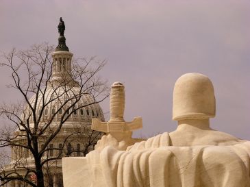 **Image: View of the United States Capitol from the United States Supreme Court building. | Author: debaird | Wikimedia Commons