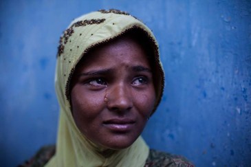 A boat survivor rescued by fishermen in East Aceh, Indonesia. Photo: UNHCR/F. Ijazah