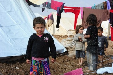 Children in the Khanke Camp near Dohuk city, Iraq, which mainly houses Yazidis fleeing from the Islamic State of Iraq and the Levant (ISIL). Photo: UNAMI