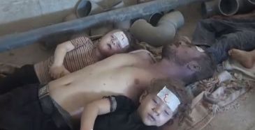 ***People and children in Ghouta massacred by chemical attack. | Author: محمد السعيد | Wikimedia Commons
