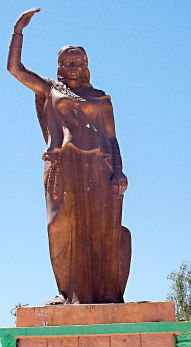 Statue_of_Dyhia_in_Khenchela_(Algeria)