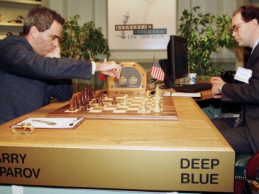 The-world-chess-champion-Kasparov-and-Deep-Blue