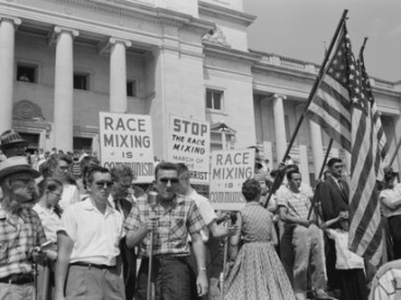 Little-Rock-integration-protest